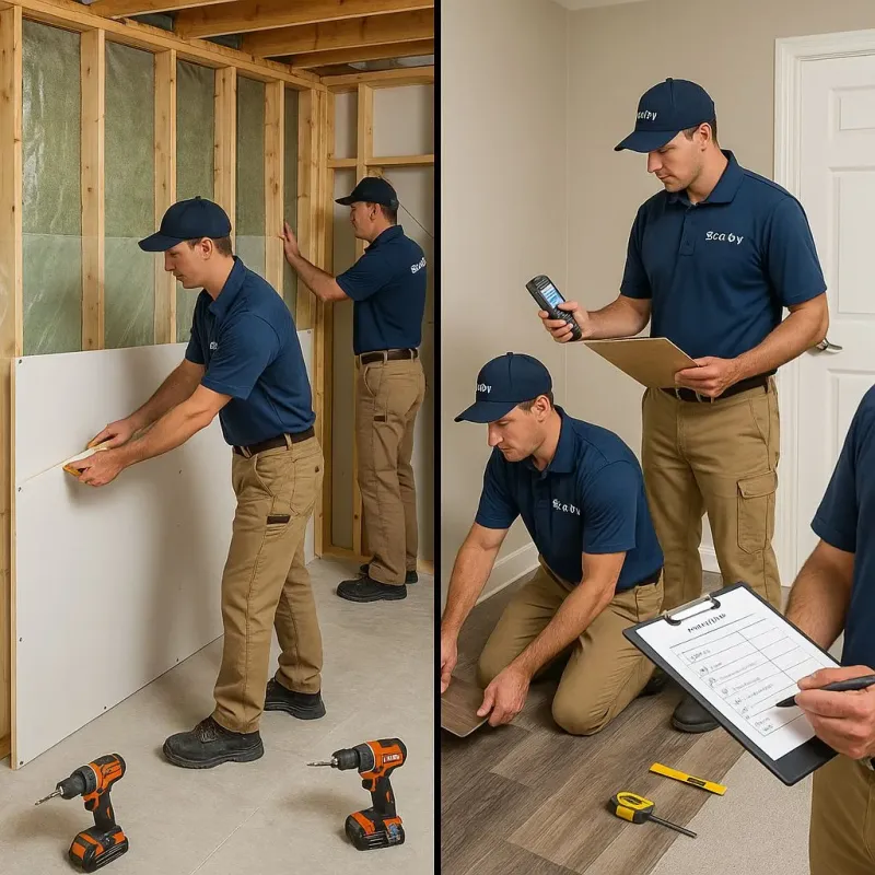 Repairs and Reconstruction process in North Fort Lewis, WA