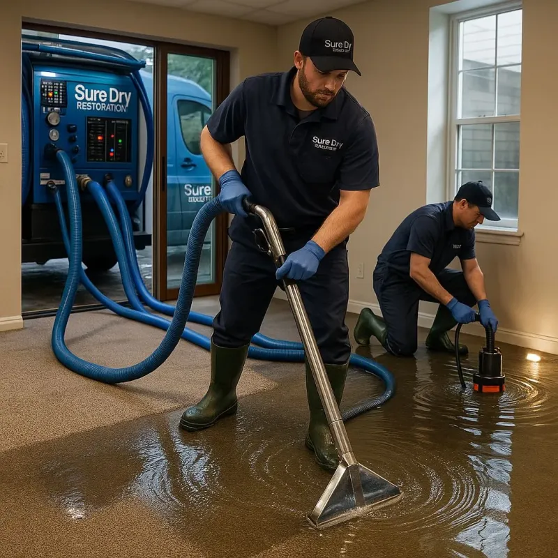 Water Extraction and Removal process in North Fort Lewis, WA